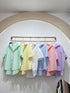 WANWAN Half Sleeve  Collar Shirt